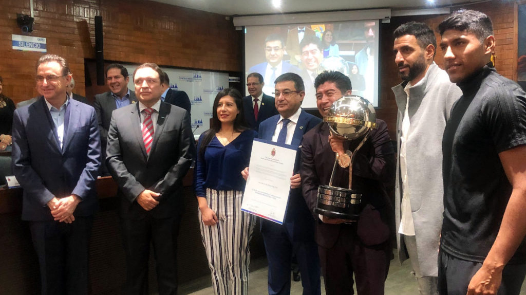 Municipio de Quito entrega reconocimiento a Independiente del Valle