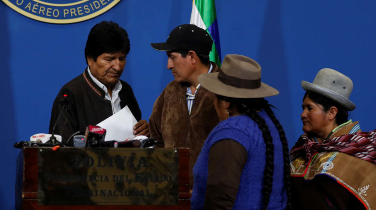 Evo Morale Bolivia elecciones