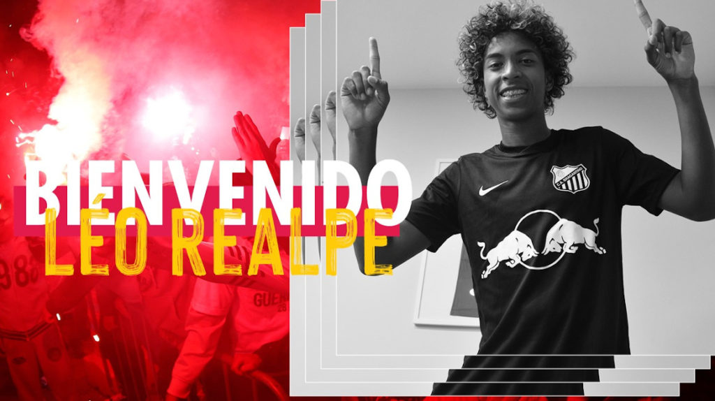 Leonardo Realpe jugará en el Bragantino de Brasil