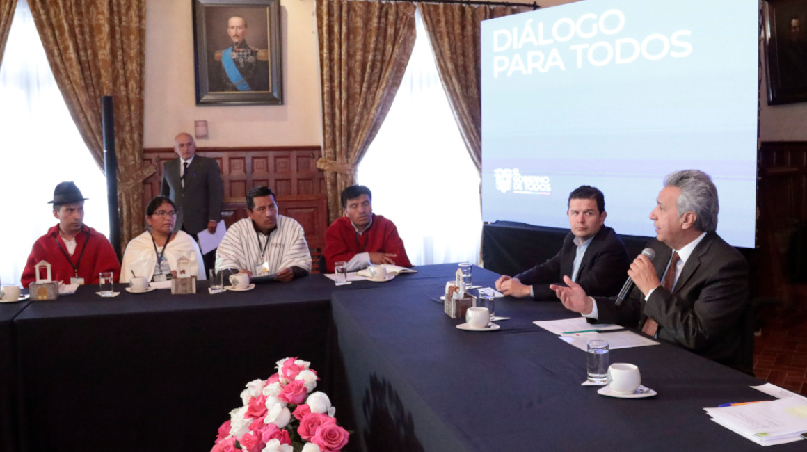 El 20 de noviembre de 2019, el presidente Lenín Moreno se reunió con los representantes de la Federación de Indígenas Evangélicos del Ecuador (Feine).