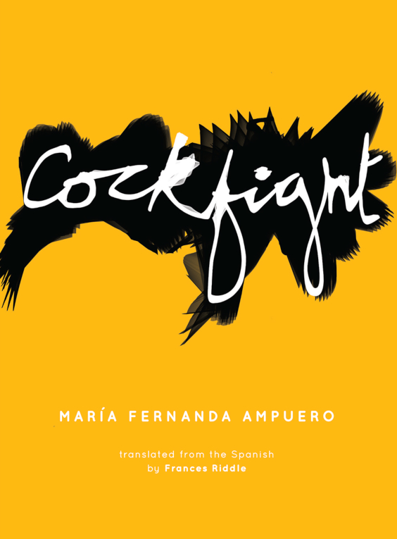 Portada de 'Cockfight', de María Fernanda Ampuero
