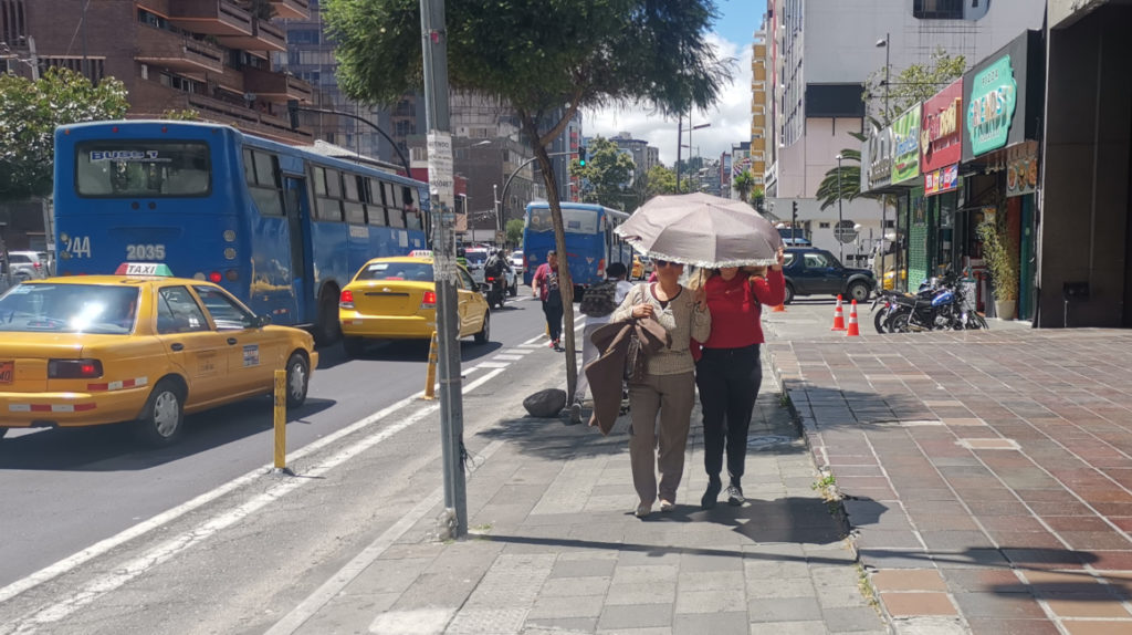 La temperatura en Quito no ha dejado de subir desde 2004