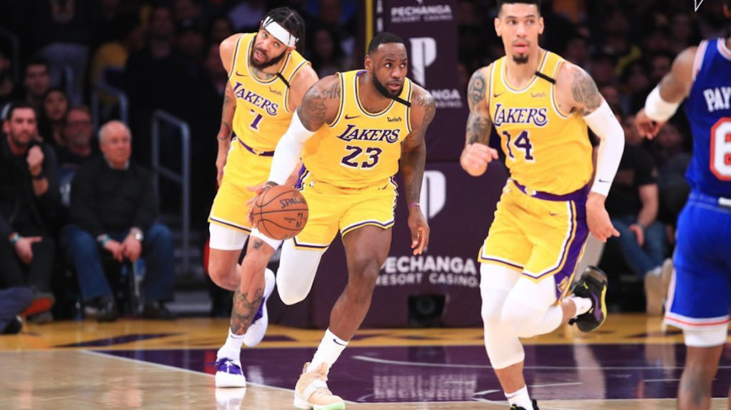 Los Lakers siguen ampliando su racha victoriosa en la NBA
