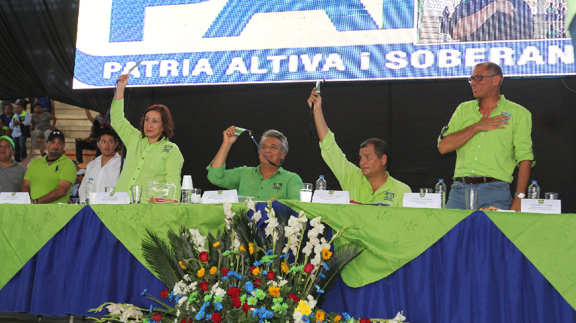 Alianza PAIS realizó su última convención antes de la ruptura el 1 de mayo de 2017.