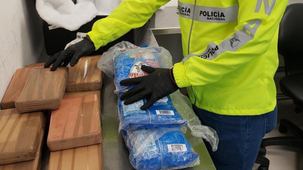 17,5 kilos de clorhidrato de cocaína, incautados en Guayaquil