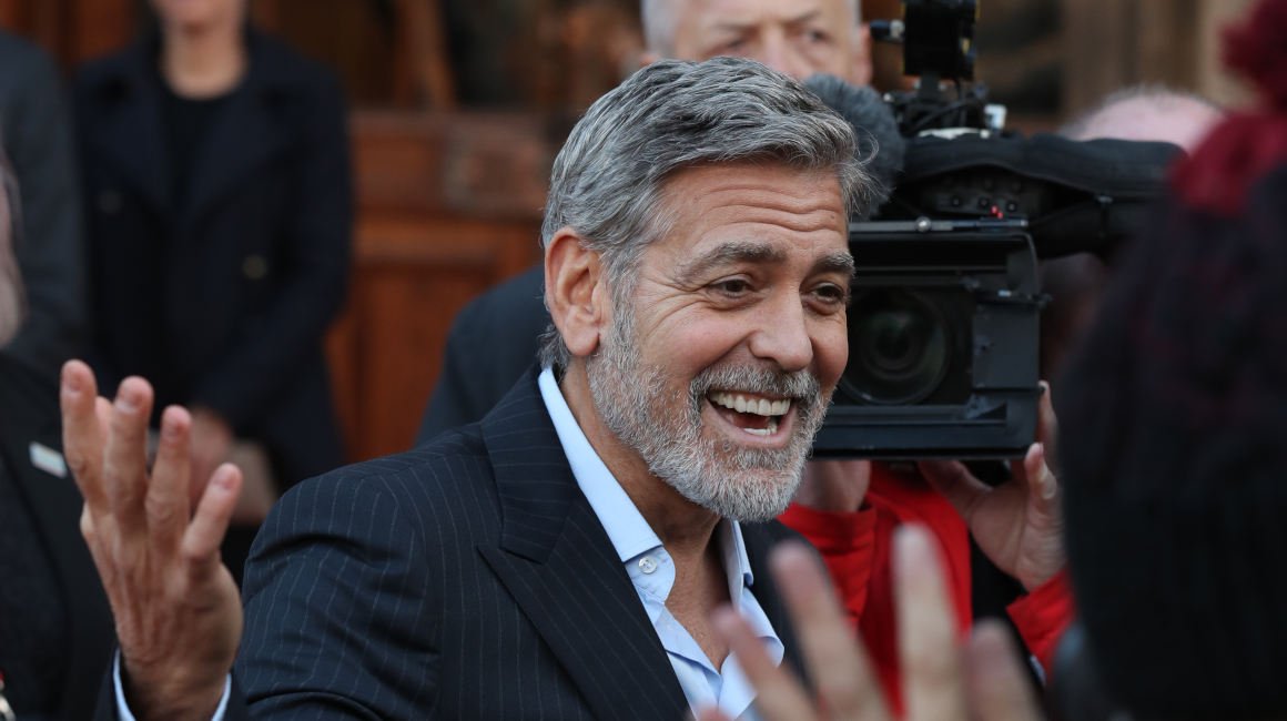 George Clooney, declarado en varias ocasiones el hombre más guapo del mundo.