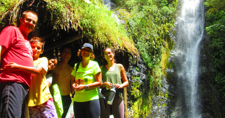 La cascada La Isabela de Bucay tiene 90 metros de altura. 
