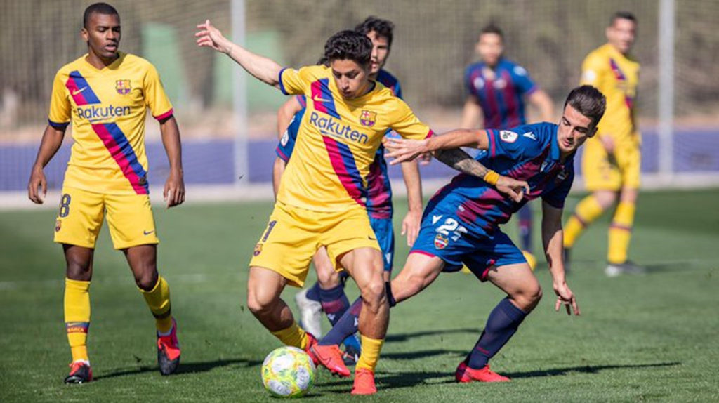 Kike Saverio vuelve a entrenar con el primer equipo del FC Barcelona