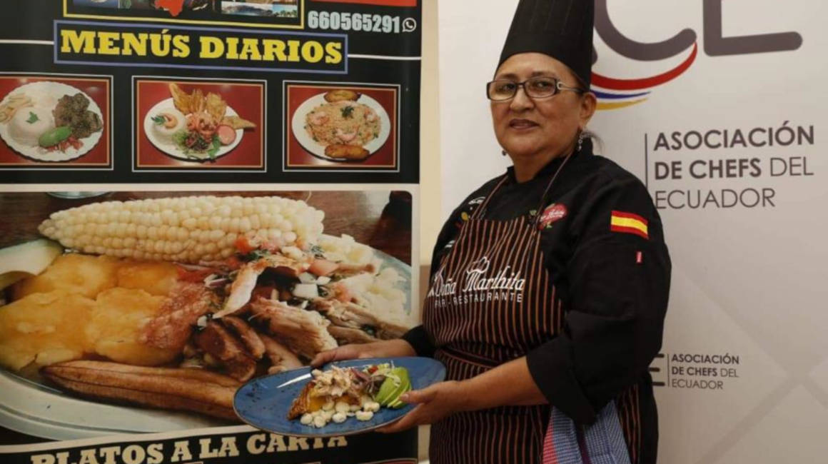Martha Sisa, propietario del restaurante Doña Marthita, en Madrid.