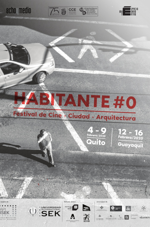 Afiche oficial del festival de cine Habitante.