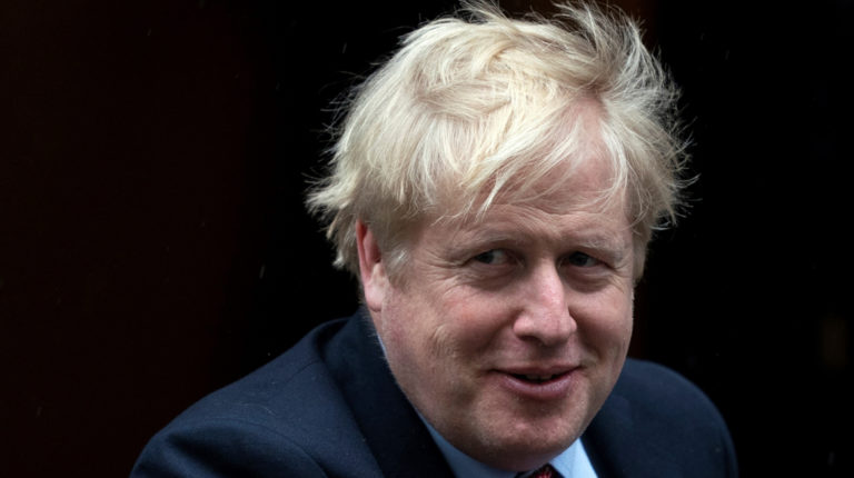 Boris Johnson, primer ministro británico, contagiado con coronavirus, según anunció el mismo este 27 de marzo.