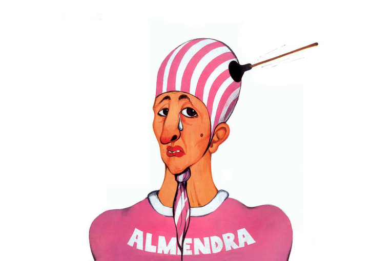 La portada del primer disco de Almendra fue un dibujo que el mismo Luis Alberto Spinetta realizó.