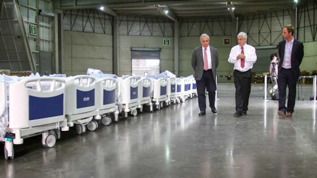 Chile sumará 4.000 camas de hospital adicionales para afrontar el Covid-19