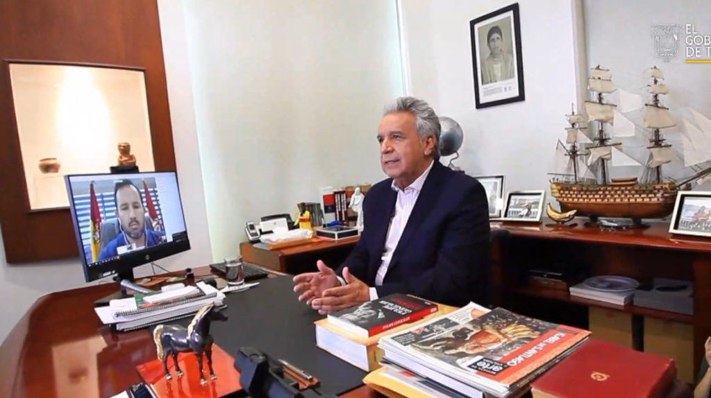 Presidente Moreno ofrece ayudas económicas para grupos  vulnerables