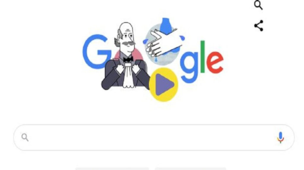 Google enseña a lavarse la manos con su ‘doodle’ de hoy