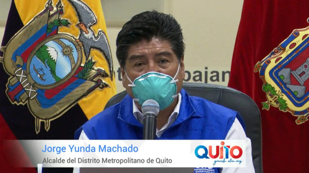 Yunda: la cuarentena en Quito debería ser hasta el 30 de abril