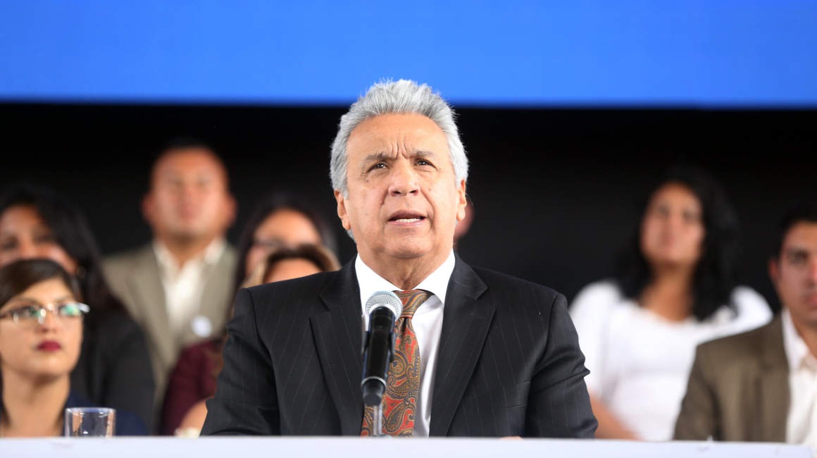 Lenín Moreno, presidente de la República.