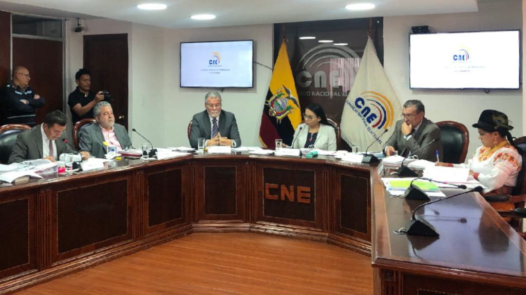 El CNE aprueba el calendario electoral para presidenciales de 2021