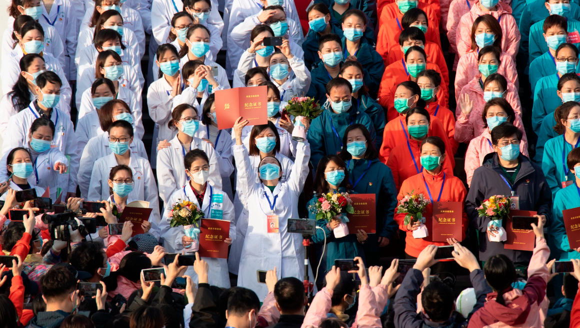 Hospital cierra en China al descender el contagio de coronavirus
