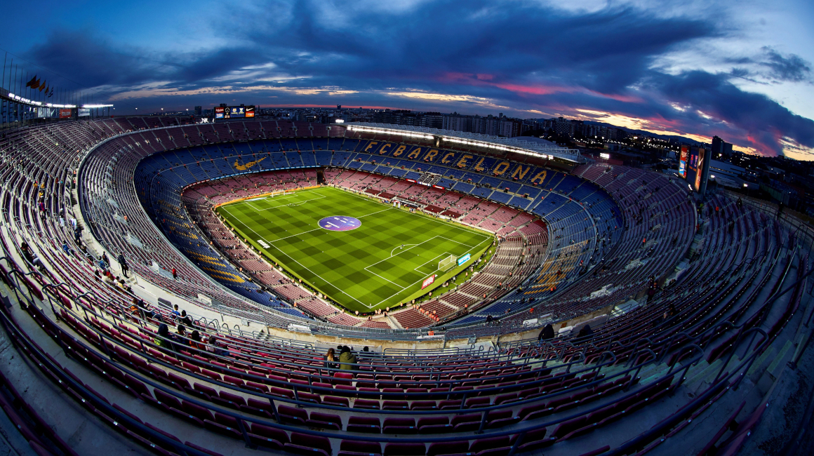 Así lucirá el Camp Nou en Champions League. Josep Maria Bartomeu asegura que el FC Barcelona perderá 6 millones de euros.