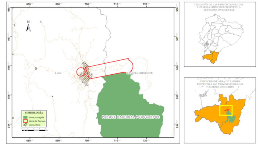Mapa Abra de Zamora