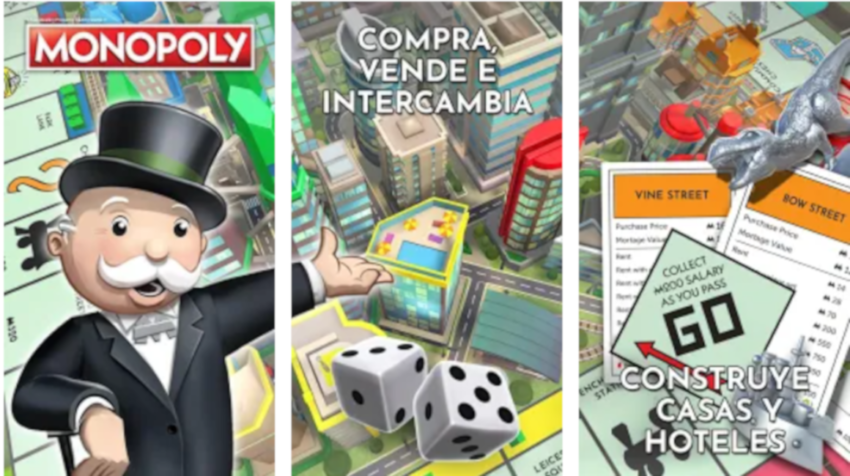 Captura de pantalla de juego Monopoly.