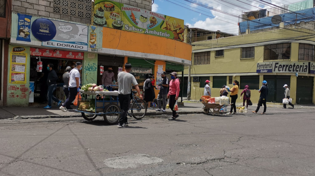 Fuerte actividad en las parroquias con más contagios en el sur de Quito