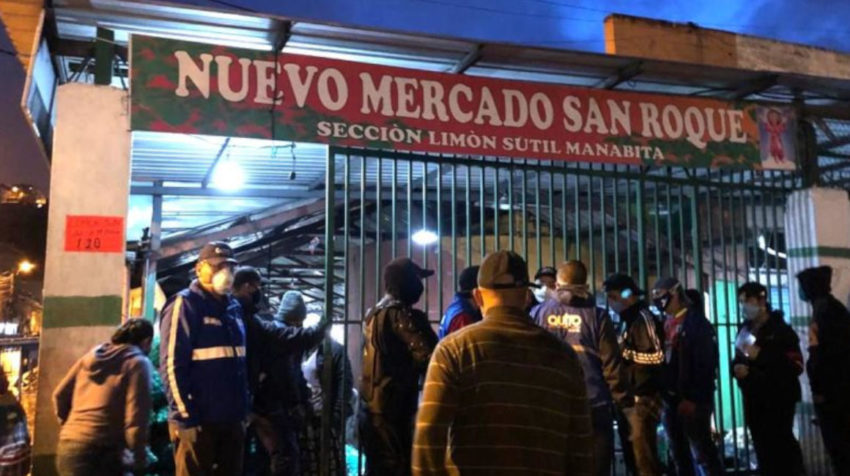 El Mercado de San Roque en una imagen captada el 19 de abril de 2020.