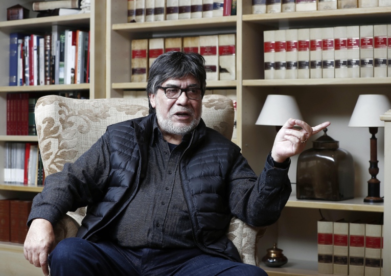El escritor chileno Luis Sepúlveda en una entrevista concedida a Efe. 