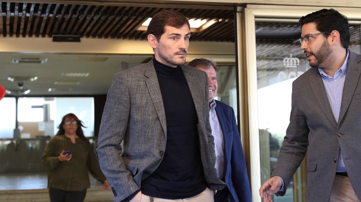 Iker Casillas se reúne con la presidenta del CSD