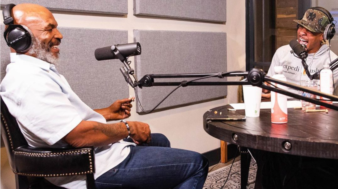 Mike Tyson en un episodio de Podcast One, el 8 de enero de 2020.