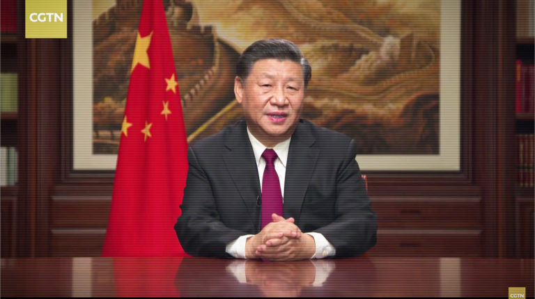 Xi Jinping, presidente de China, en una rueda de prensa el 3 de mayo de 2020.