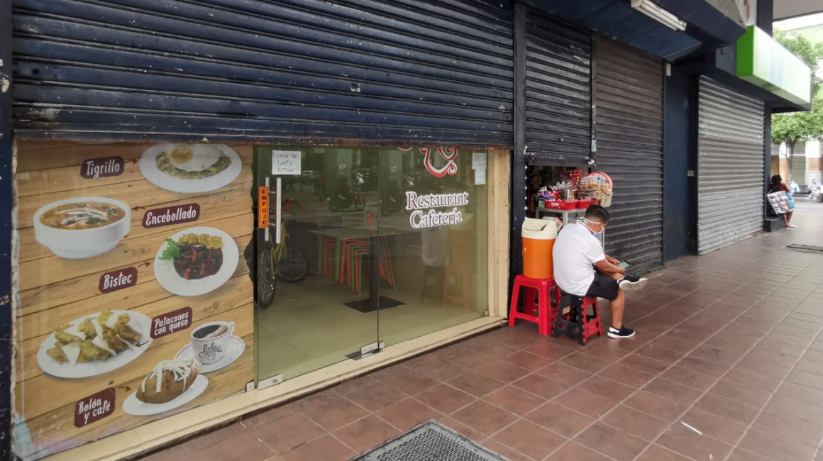 Negocios a medio abrir en Guayaquil
