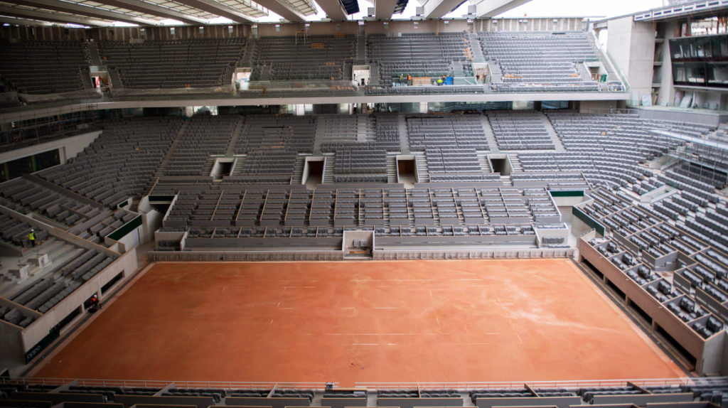 Roland Garros permitirá 11.500 aficionados por día entre las tres canchas