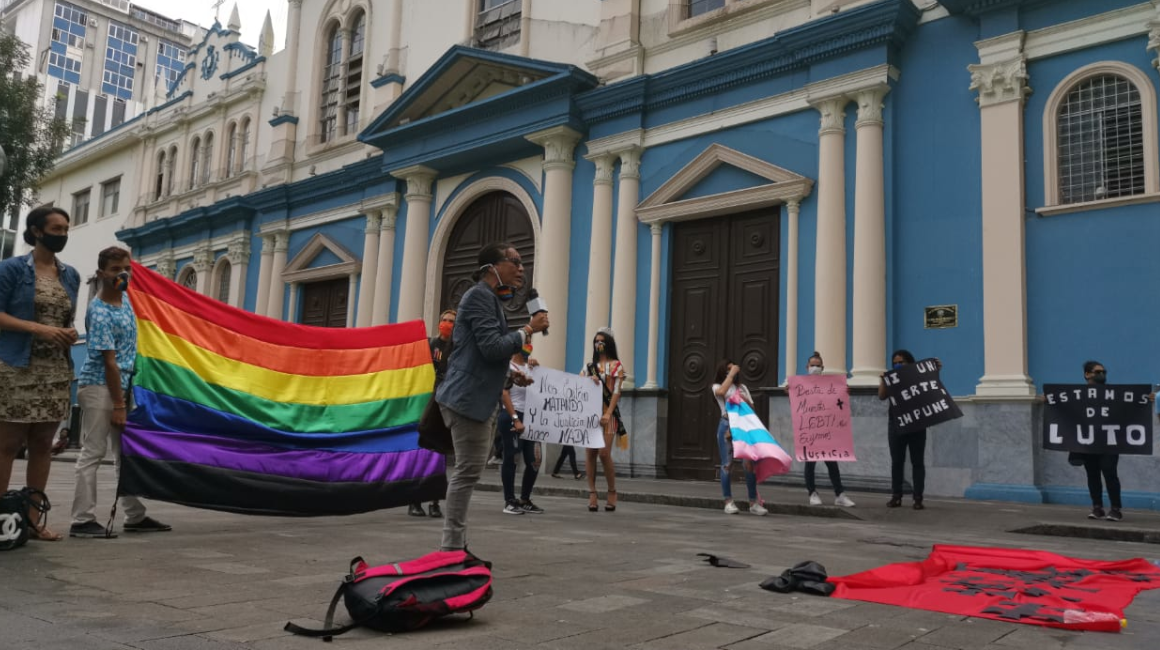 Plantón LGBTI en Guayaquil