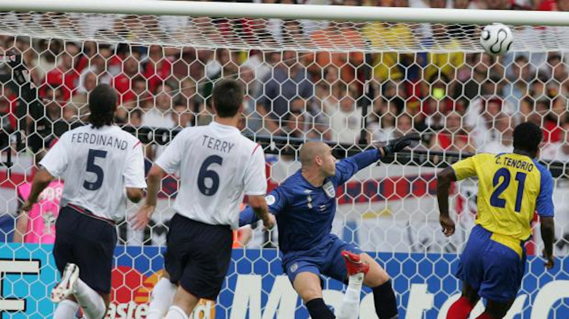 Carlos Tenorio Ecuador vs. Inglaterra Mundial 2006