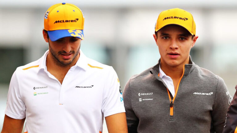 Carlos Sainz y Lando Norris pilotos de McLaren