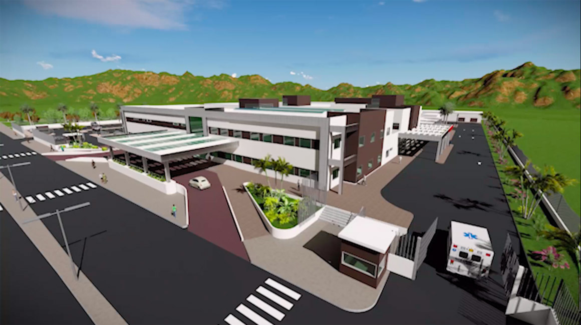 Diseño del nuevo Hospital de Bahía.