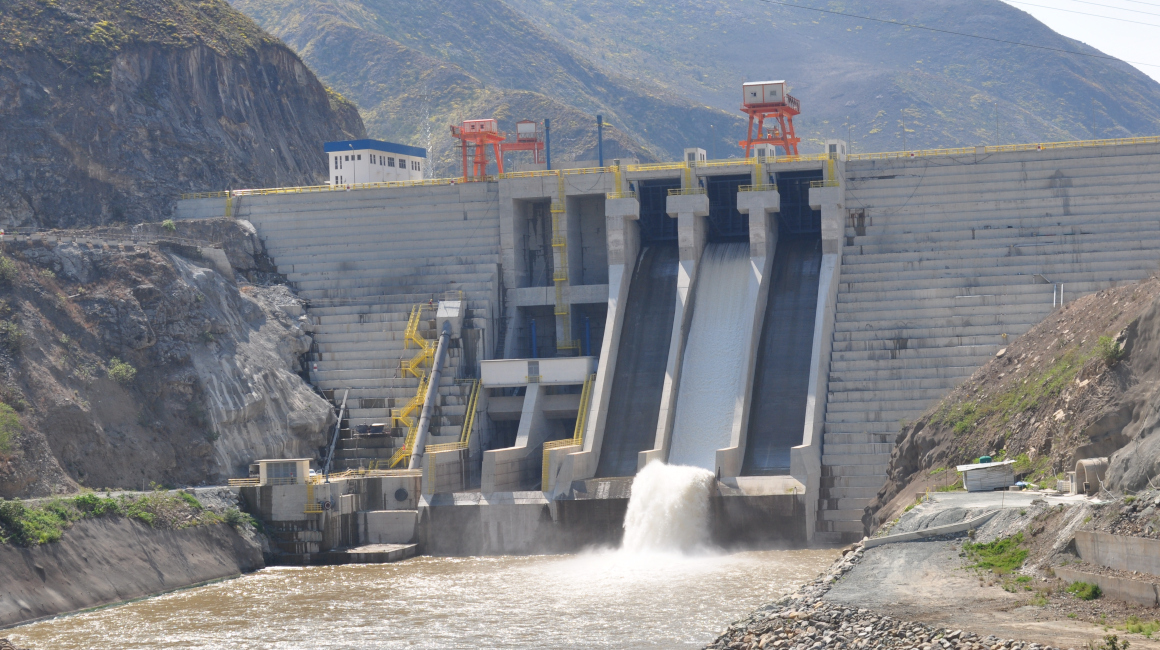 Imagen de la Central Hidroeléctrica Minas San Francisco, este 4 de junio de 2020.