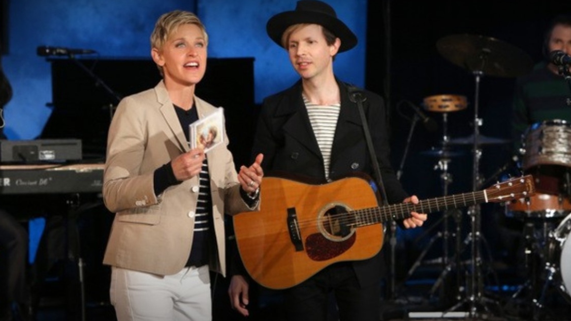 Ellen DeGeneres, luego de la presentación del músico Beck, en un episodio de su programa.