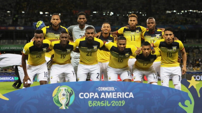 Selección ecuatoriana que jugó la Copa América de Brasil 2019.