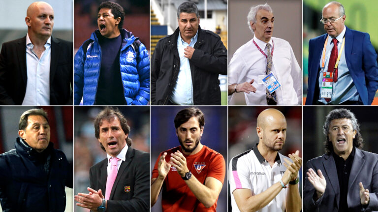 La selección ecuatoriana busca entrenador. Estas son algunas de las opciones que maneja la FEF.