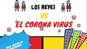 Portada del cómic Los Reyes vs. El coronavirus.
