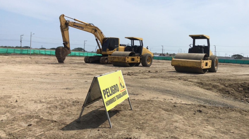 El terreno donde se tiene previsto construir el hospital de Pedernales, el pasado 5 de junio de 2020.