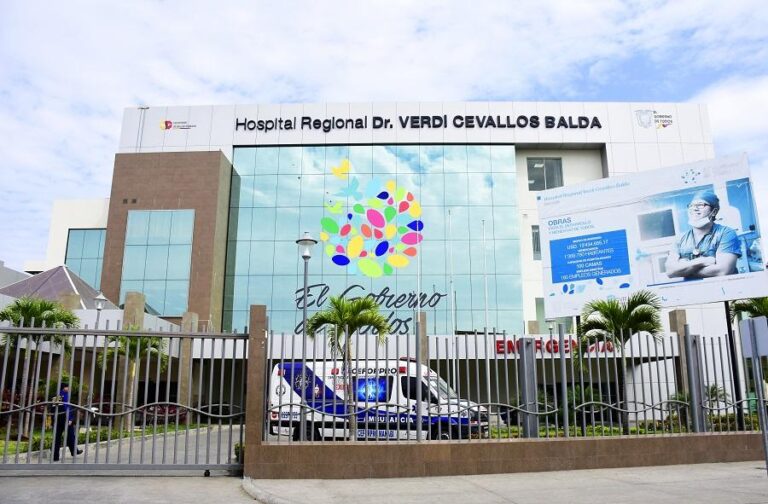 Imagen referencial del Hospital de Portoviejo, en Manabí.