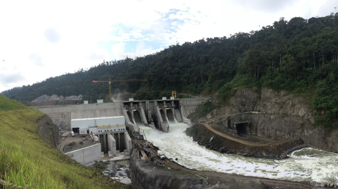 Imagen de la Central Hidroeléctrica Manduriacu, el 11 de diciembre de 2014.