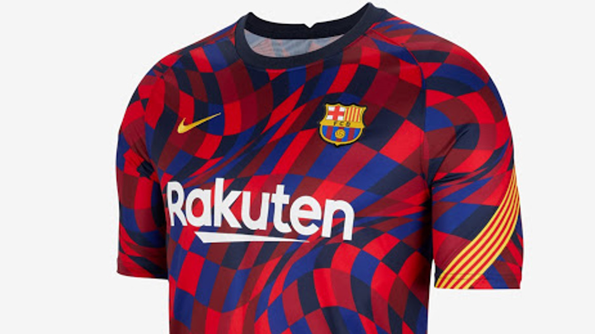 Final Informar capitalismo La camiseta de entrenamiento del FC Barcelona está inspirada en Gaudí
