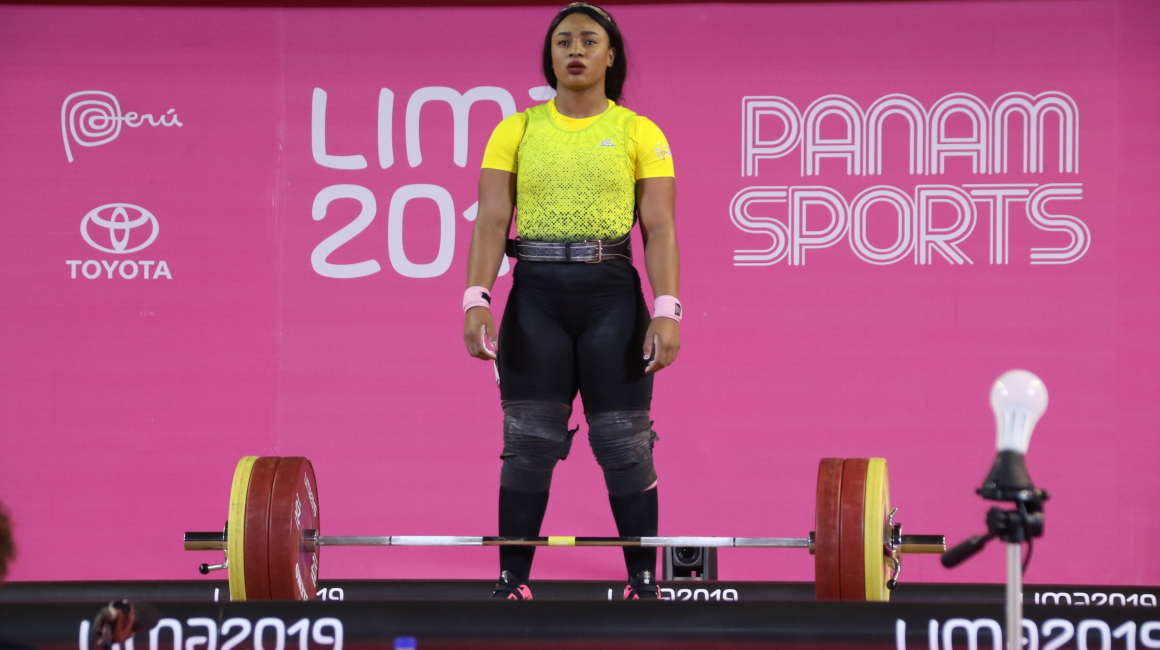 Tamara Salazar durante su participación en los Juegos Panamericanos de Lima, Perú, en 2019.