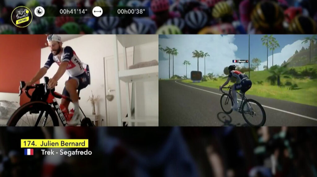 Julian Bernard gana la segunda etapa del Tour de Francia virtual