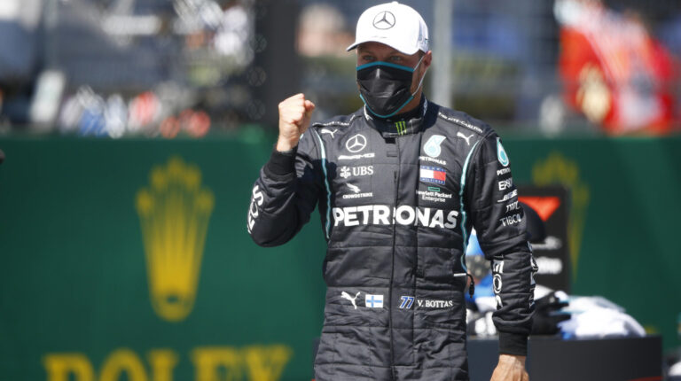 El finlandés Valtteri Bottas saldrá desde la 'pole' en el GP de Austria, el primero de la temporada 2020.